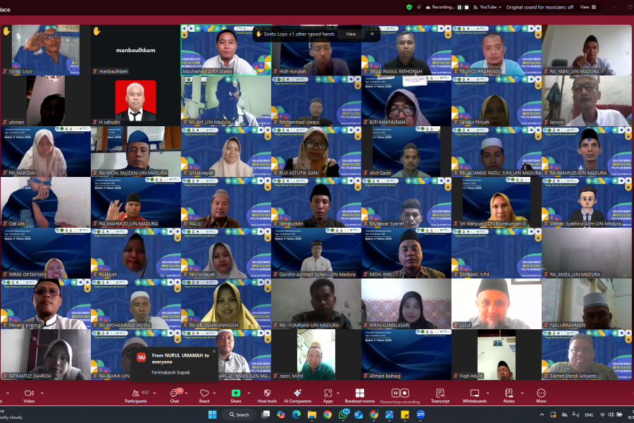 PPG LPTK UIN Madura Sukses Selenggarakan Kegiatan Induksi dan Try Out Mahasiswa PPG Batch 3 Tahun 2025