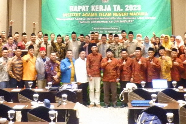 Fakultas Tarbiyah bersama Seluruh Prodi Sukseskan Raker IAIN Madura Tahun 2023
