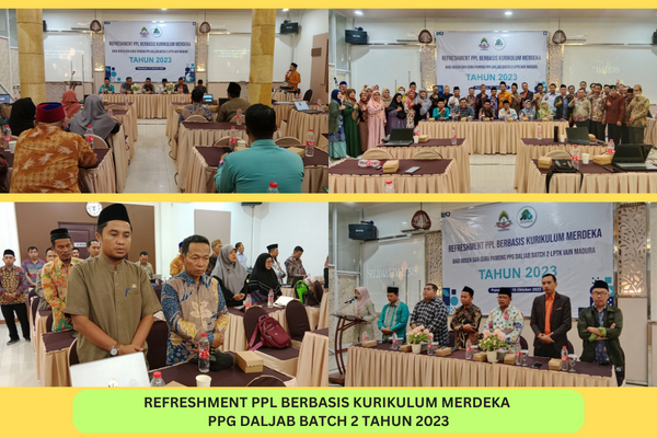 LPTK IAIN MADURA MENYELENGGARAKAN REFRESHMENT PPL BERBASIS KURIKULUM MERDEKA BAGI DOSEN DAN GURU PAMONG PPG DALJAB BATCH 2 TAHUN 2023