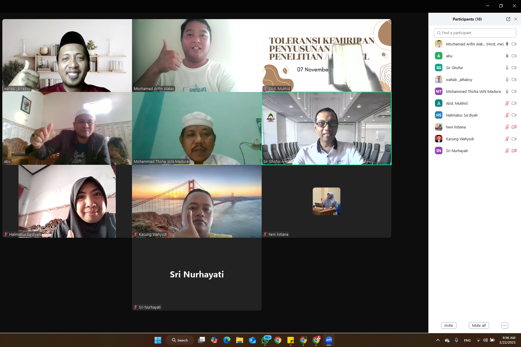 Rapat Koordinasi Persiapan PPG Batch 1 Tahun 2025 di IAIN Madura