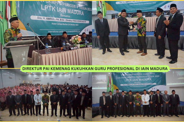 DIREKTUR PAI KEMENAG KUKUHKAN GURU PROFESIONAL DI IAIN MADURA